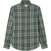 SPRINGFIELD Camicia Uomo Verde Grigio M, Verde Grigio, M