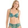 Triumph O- Summer Allure WP Pt Bikini Top, Verde - Dark Combination, 36 / B Donna