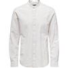 Only & Sons Camicia in Lino a Maniche Lunghe a Righe Uomo ONLY&SONS Slim Fit Top