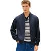 Tommy Hilfiger Uomo Bomber Branded Impermeabile, Blu (Desert Sky), XS