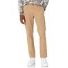 Amazon Essentials Pantaloni Chino Casual Elasticizzati, Vestibilità Skinny Uomo, Marrone Cenere, 35W / 34L