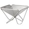 Snow Peak ST-032RS Pack & Carry Fireplace L, braciere portatile, barbecue all'aperto giapponese