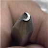 CYHTYM Timbri in Metallo Strumento per stampaggio di Metalli in Acciaio al Carbonio, Stampo per stampaggio in Acciaio con Motivo a Stella e Luna, punzone per Gioielli in Oro e Argento(Moon)