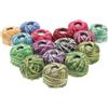 Tofficu Filo da Ricamo in Cotone, 16 Pezzi Colorati per Punto Croce | Lunghezza 8m per Rotolo, Bobine Portatili Resistenti alla Rottura, per Tessuti e Toppe Decorative Colore Casuale