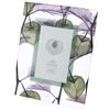 Hervit Cornice Portafoto in Vetro Alkekengi Verde con Scatola Regalo - Varie Fantasie e Dimensioni - Cornice Porta Foto, Portafoto, Portafotografia, Regalo Mamma, Amica, Nonna - 18x22cm