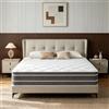 YIDATONG Materasso 140x190, Altezza 30 cm, Materasso Ibrido a Molle Insacchettate e Memory Foam, Medio-Ferma, Struttura a 9 Zone, Ortopedico, Certificato OEKO-TEX, Antiallergico, Traspirante, Senza Movimenti