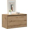 Generico Panca Ingresso 80x40x45 cm Rovere Artigianale Legno Multistrato,Cassapanche e panche per ingressi