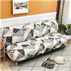 WWQQKJ Copridivano Clic Clac 3 2 Posti Senza Braccioli Elasticizzato Fodera per Divano Letto Pieghevole, Fodera per Elastici Futon Copridivano Senza braccioli(B,160-190cm)