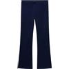 United Colors of Benetton Leggings 3MT1CF037, Blu, 130 cm Bambina