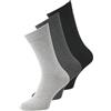 JACK & JONES Jacordinary Socks 3 Pack, Nero, Taglia Unica (Pacco da 3) Uomo