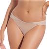 Selene, Mutanda Donna a Vita Bassa, Slip in Tulle e Morbido Pizzo, Collezione Marcela/Laia, Colore Terra, Taglia M