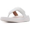 Fitflop Sandali da donna F-Mode GO regolabili con punta piatta, colore bianco urbano, taglia 38, Bianco urbano, 6 UK Narrow