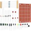 Alasum Kit di Saldatura per Principianti, Componenti di Pratica, Marrone | Plastica, Varietà di Pezzi, Adatto a Principianti, per Insegnamento Elettrico ed Elettronico
