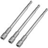 uxcell Sourcingmap 3pcs cambio rapido 1/10,2 cm gambo CR-V 8 mm magnetico dado, lunghezza 15,2 cm
