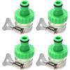FELTECHELECTR 4 Pezzi Morsetto per Tubo Regolabile in Acciaio Inossidabile Resistente alla Corrosione, Adatto per Diametro Tubo 14-24mm, per Applicazioni Automobilistiche e Irrigazione