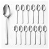 Noa Home Deco 14 Cucchiaini da Caffè in Acciaio Inox, 13,7 cm