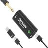 KYXAIN Scheda audio per chitarra con interfaccia audio tascabile interna con tipo C e Lightning per streaming live da iPad, iPhone, Android, PC Plug and Play