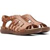 Clarks April Belle - Sandali bassi da donna, Pelle marroncino chiaro, 36.5 EU