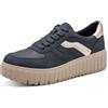 Jana Sneaker da Donna con Suola Platform con Cerniera Vegan