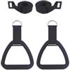Li Fangfang Maniglie 1/2/3 paia for sollevare anelli da ginnastica | Allenamento antiscivolo for tutta la parte superiore del corpo(GRAY)