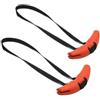 Li Fangfang 1 paio di maniglie for barre for trazioni | , installazione facile, allenamento della parte superiore del corpo(Black with orange)
