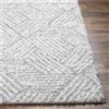 Livabliss Tappeto Shaggy Kapan Ampio Tappeto Salotto Moderno, Sala da Pranzo, Morbido Tappeti Shaggy per Camera da Letto, Motivo Astratto Berbero Peloso, leggera da Pulire, 160x213cm Crema, Grigio