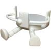 Generic Porta carta igienica, Supporto per carta velina stampato in 3D, Porta rotolo asciugamani, Dispenser per rotolo di carta velina, Divertente porta carta igienica con gamba pendente da lettura (Stile 4)