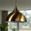 bamyum Yimpi Lampada a Sospensione Soggiorno Ø30 cm, E27 Pranzo in Metallo, Decorativa da Cucina, Moderna a Ciliegia Colore Rame