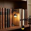 Generic Mini lanterna per libreria, accessori per libri, decorazione estetica per libri, accessori per biblioteche, regali librari (B)