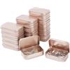 LJY 20 Pezzi Scatole di Latta Rettangolari Oro Rosa con Coperchio a Cerniera (9,5x 6 x 2,2 cm)-Mini Tin Box in Metallo per Organizzazione Minuteria, Contenitori Piccoli per Fai-da-Te e Stash Box Vuote