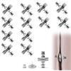 ZFRITP 24 bottoni magnetici per tenda, tenda da doccia, magneti per tende, magneti per tende, per camera da letto, soggiorno, sala da pranzo, bagno, cucina, ufficio