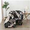 WJHDWYD Copripoltrona Elasticizzata, Chesterfield 2 Pezzi, Cuscino Separato Universale - Lavabile Fodera per Soggiorno Bar Reception