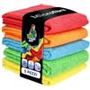 ToolSpace Panni Microfibra Universale 50x60 cm 5 Pezzi Grandi per Cucina Bagno Auto Vetri Specchi Mobili Morbidi Assorbenti Riutilizzabili Senza Aloni Pulizia Casa Multiuso