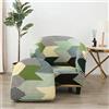 WJHDWYD Copripoltrona Elasticizzata, Chesterfield 2 Pezzi, Cuscino Separato Universale - Lavabile Fodera per Soggiorno Bar Reception (B6)