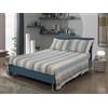 Cavalieri Matilde Dis.70 Completo Lenzuolo Singolo Tinto Filo No stiro, DENIM, SINGOLO