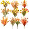 Avagiaforu 10 Fiori Finti Autunnali, Fiori Artificiali Autunnali da Esterno