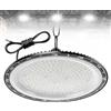 wowspeed 500W Faretti a Soffitto a LED per Interni 1PCS, 50000LM UFO LED High Bay Light 6500K Lampada da Officina Industriale, IP65 Impermeabile Plafoniera per Garage, Officina, Fabbrica, Magazzino
