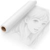 Avagiaforu Carta da Lucido, Rotolo di Carta Trasparente 30cm x 50m, 26 g/m² | Rotolo Carta Lucida, Carta da Disegno, Rotolo Carta Disegno, Fogli lucidi Trasparenti, per Artigianato, Schizzi, Architettura