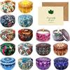 IGUGI Candele Profumate Set,16pcs Regalo Natale, San Valentino,Anniversario,Compleanno,Festa della Mamma,Bagno,Yoga
