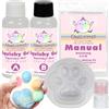 FUNSHOWCASE Multipack Squishy Kit Gel Liquido + Stampo in Silicone a Forma di Zampa da 3 + Polvere Flock