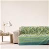 Bassetti Granfoulard Telo Arredo Copridivano, per Divano in Cotone, Copritutto, Vari Usi (Copriletto, Picnic, Tenda, Copritavolo) (CM 180x270 (RAPALLO LIME)