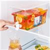 Missmisq Distributore Di Acqua Da Frigo, 5 Litri Distributore Di Acqua Con Rubinetto, Erogatore Di Acqua Per Frigorifero, Contenitori Per Succo Di Limonata, Distributore Di Bevande Con Coperchio Per Bar,