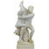 Generic Statua di Ercole e Diomede - Scultura in marmo fuso della mitologia greca, 8° lavoro di Ercole, figura decorativa classica greca romana dipinta a mano, realizzata a mano in Grecia