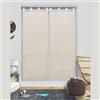 Generico Lino Tende Tendine Finestre a Pannello Trasparente Adatte per Porte Balcone Soggiorno Camera da Letto Cucina (Panna, 60x240cm 2 Pannelli)
