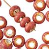 Blausky 20 pezzi 15mm Perline rotonde in ceramica, perline pony in ceramica sfuse con foro grande da 6mm per infilare, perline in porcellana, perline colorate per braccialetti fai da te, orecchini