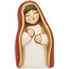 THUN - Vergine Maria - Versione Rossa - Statuine Presepe Classico - Ceramica - I Classici