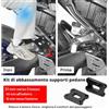 YIEBA MT09 2021-2023 Supporto per Poggiapiedi abbassare-Kit 2pcs Moto Passeggero Pedane Footrests per YA&-MAHA MT-09 MT 09 FZ-09 FZ 09 2021 2022 2023(Nero)
