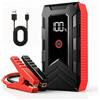 B&D Store Avviatore Batteria Auto 6000A, Jump Starter Portatile 12V con Display LCD Digitale, Booster Avviamento Emergenza per Motori Benzina fino a 5.0L e Diesel fino a 3.0L, Ricarica USB-C