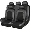 RWTECH Coprisedili auto universali per BMW serie 5 530i E39 520d E39 520i E39 523i E39 525tds E39 528i E39 accessori auto grigio