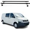OMAC Heavy Duty Barre Portatutto Trasversali Compatibili con VW T5 T6 Transporter Multivan Caravelle 2003-2024 - 2 Stangen - Acciaio Nero